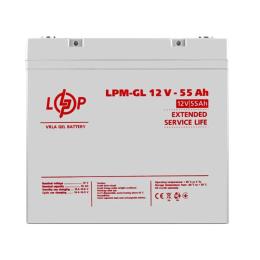 Акумулятор гелевий LogicPower LPM-GL 12V - 55 Ah (LP15266)