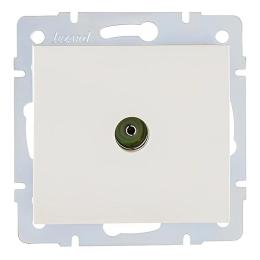 Розетка ТВ кінцева перлинно-білий перламутр RAIN Lezard 703-3088-130