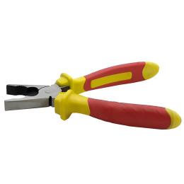Плоскогубці 200 мм LTL20003 червоно-жовті Lemanso
