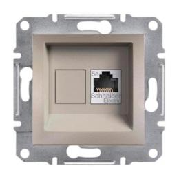 Розетка RJ45 UTP Schneider Asfora Бронза (EPH4300169)