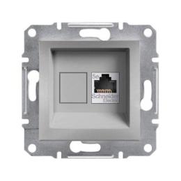Розетка comp. kat5e UTP Schneider Asfora Алюміній (EPH4300161)