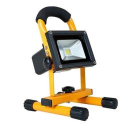 Прожектор LED 10Вт 6500K IP65 акум. і підставка LMP28 Lemanso