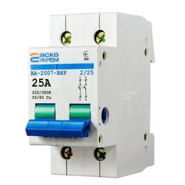 Вимикач - роз'єднювач ВА-2007 ВРН 2р 25А Аско-Укрем