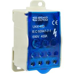 Розподільчий блок на DIN рейку JHUKK-400  АскоУкрем