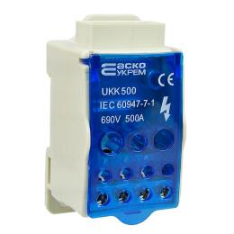 Розподільчий блок на DIN рейку JHUKK-500  АскоУкрем