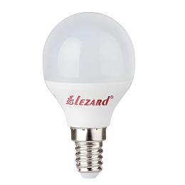 Лампа світлодіодна LED GLOB A45 7W 2700K E14 220V Lezard