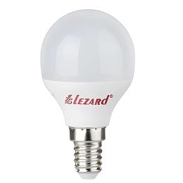 Лампа світлодіодна LED GLOB A45 7W 4200K E14 220V Lezard