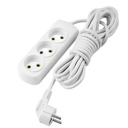 Мережевий подовжувач Lezard Letitia 3 розетки без заземлення, 5 м (721-0305-303)