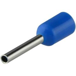 Наконечники НТ 0,5-08 сині (100шт) трубчаті ізольовані Аско Укрем (A0060010054)
