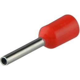 Наконечники НТ 0,5-08 червоні (100шт) трубчаті ізольовані Аско Укрем (A0060010044)
