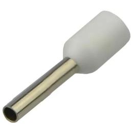 Кабельний наконечник трубчатий ізольований  НТ 0,75-08 білий АскоУкрем A0060010062