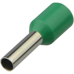 Наконечники НТ 0,75-08 зелені (100шт) трубчаті ізольовані Аско Укрем (A0060010092)