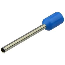 Наконечники НТ 0,75-18 сині (100шт) трубчаті ізольовані Аско Укрем (A0060010018)