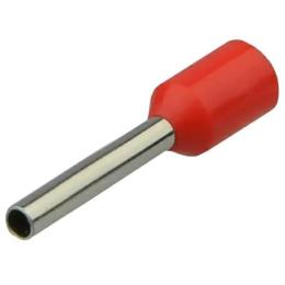 Наконечники НТ 1,0-10 червоні (100шт) трубчаті ізольовані Аско Укрем (A0060010115)