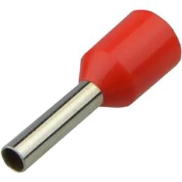 Наконечники НТ 1,5-08 червоні (100шт) трубчаті ізольовані Аско Укрем (A0060010046)