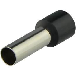 Наконечники НТ 16,0-18 чорні (100шт) трубчаті ізольовані Аско Укрем (A0060010169)