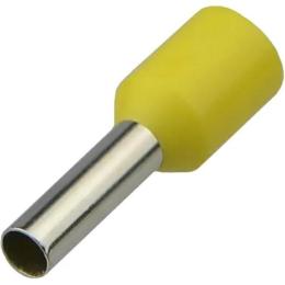 Наконечники НТ 2,5-08 жовті (100шт) трубчаті ізольовані Аско Укрем (A0060010142)