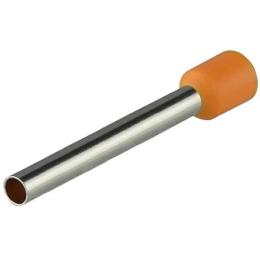 Наконечники НТ 4,0-18 помаранчеві (100шт) трубчаті ізольовані Аско Укрем (A0060010119)