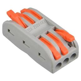 Клемник швидкого монтажу PCT-2-3 (помаран.) АскоУкрем