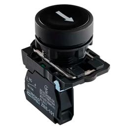 Кнопка TB5-AA3351 СТАРТ чорна Аско Укрем (A0140010150)