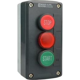 Пост керування XAL-D376 3 місний Старт-Стоп-Сигнал АскоУкрем (A0140020070)