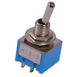 Тумблер MTS-201 ON-OFF 2 положення 4 контакта АскоУкрем A0140060015