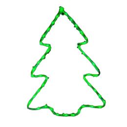 Гірлянда DELUX MOTIF Christmas tree 60*45см 7 flash зелений IP44 EN (90012986)