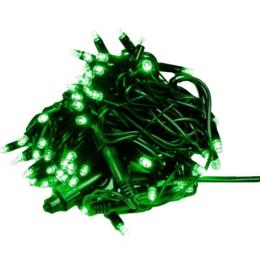 Гірлянда DELUX STRING 100LED 10м (2x5м) зелений/чорний шнур IP44 EN (90016599)