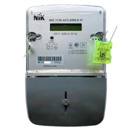 Лічильник НІК Nik 2100 АР2 0000.0.11.220v 1-но фазний 1-но тарифний лічильник (132166)