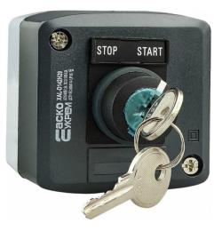 Пост керування XAL-D142H29 1NO одномісний перемикач 2-позиційний з ключем АскоУкрем (A0140020059)