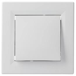 Вимикач 1-клавішний Schneider Electric Asfora білий (EPH0400121)