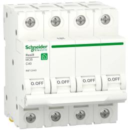 Автоматичний вимикач Schneider Electric RESI9 6кА 4P 40A C (R9F12440)