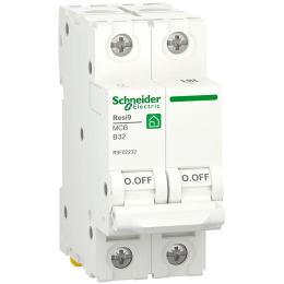 Автоматичний вимикач Schneider Electric RESI9 6кА 2P 32A B (R9F02232)