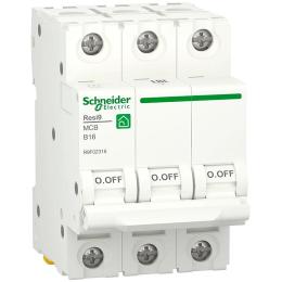 Автоматичний вимикач Schneider Electric RESI9 6кА 3P 16A B (R9F02316)