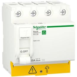 Диференціальне реле Schneider Electric Resi9 25A 4P 30mA АС (R9R51425)