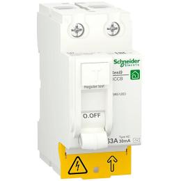 Диференціальне реле Schneider Electric Resi9 63A 2P 30mA АС (R9R51263)
