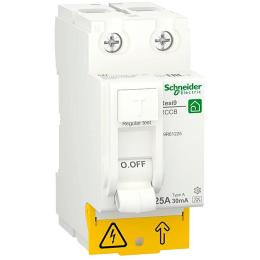 Диференціальне реле Schneider Electric Resi9 25A 2P 30mA А (R9R61225)