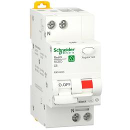 Диференціальний автомат Schneider Electric Resi9 RCBO 6A C 1P+N 30mA А 6kA (R9D55606)