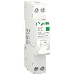 Диференціальний автомат Schneider Electric Resi9 RCBO 10A C 1P+N 30mA АС 6kA (R9D87610)
