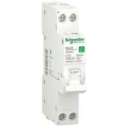 Диференціальний автомат Schneider Electric Resi9 RCBO 10A C 1P+N 30mA А 6kA (R9D88610)