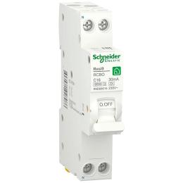 Диференціальний автомат Schneider Electric Resi9 RCBO 16A C 1P+N 30mA А 6kA (R9D88616)