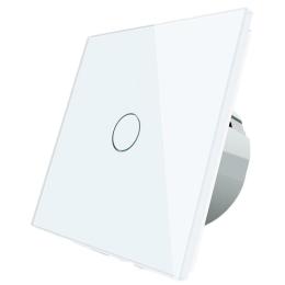 Сенсорна кнопка Livolo 12 / 24V білий скло (VL-C701CH-11)