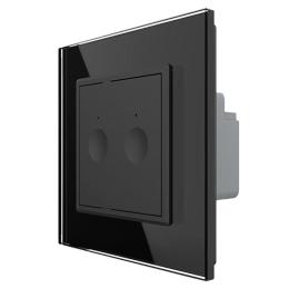 Сенсорний вимикач Livolo Sense 2 канали чорний (722000212)