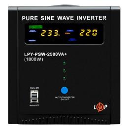 Джерело безперебійного живлення LogicPower LPY-PSW-2500VA+ 1800Вт 10A/20A з правильною синусоїдою 24V (LP22874)