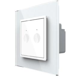 Сенсорний вимикач Livolo Sense 2 канали білий (722000211)