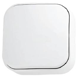 Вимикач 1-клавішний Horoz Electric EVA білий (112-001-0001-010)