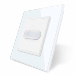 Сенсорний вимикач з датчиком руху Livolo білий скло (VL-C701RG-11)