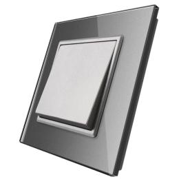 Клавішний перехресний вимикач Livolo сірий (VL-C7K1S2-15)