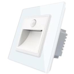 Світильник для сходів підсвітка підлоги Livolo з датчиком руху білий (722800511)