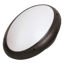 Світильник пластиковий Horoz Electric Акуа Опал Овал чорний (400-011-106)